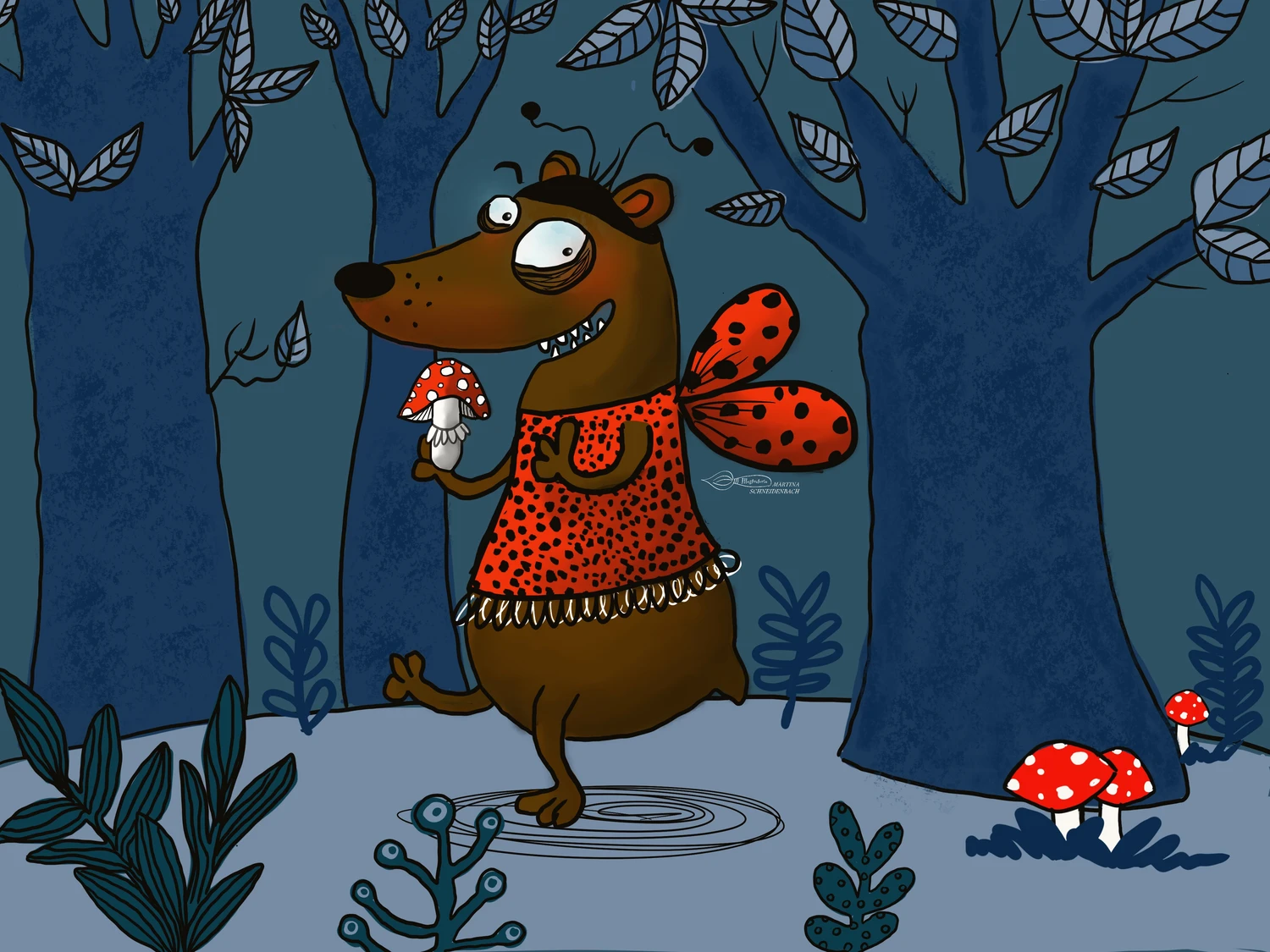 Illustration - Martina Schneidenbach — Gera — Liebesgrüße