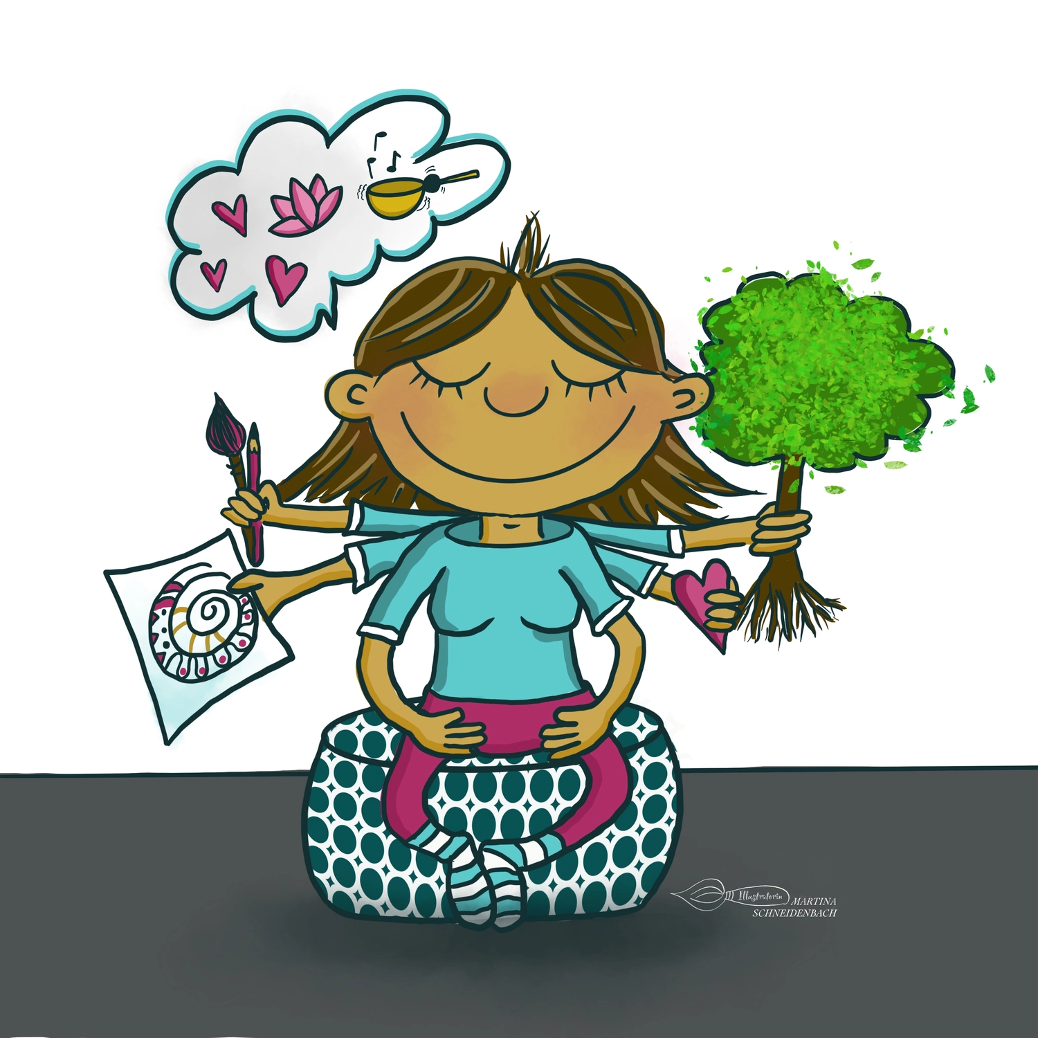 Illustration - Martina Schneidenbach — Gera — Geburtstagskarten